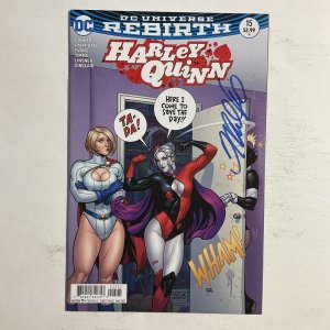 Harley Quinn 15 2017 Signed by Frank Cho Variant DC Comics NM near mint