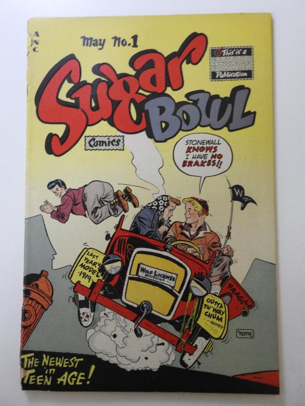 Sugar Bowl Comics #1 (1949) Alex Toth Cover! Beautiful VG- Condition!