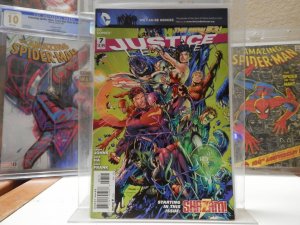 Justice League #7 (2012) (9.4)(Key: 1st team app. A.R.G.U.S.)(Black Adam/Shazam)
