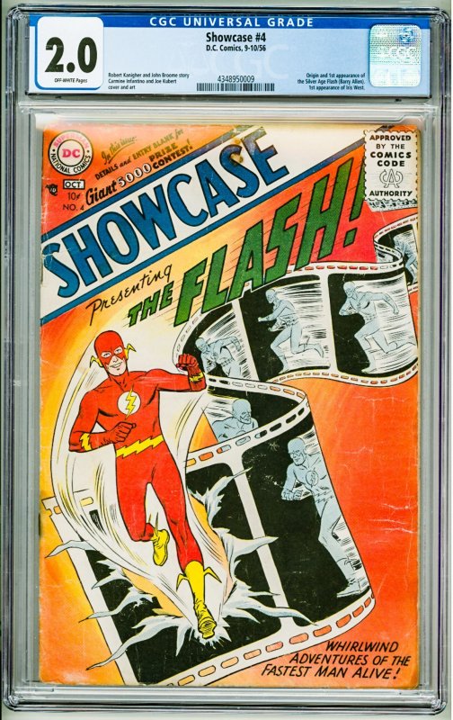 Showcase #4 (1956) CGC 2.0
