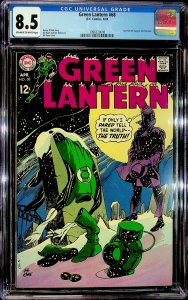 Green Lantern #68 (1969) - CGC 8.5 - Cert #3996529008