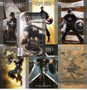 CAPTAIN AMERICA CHOSEN (2007) 1B,1C,2B-6B VARIANT SET!