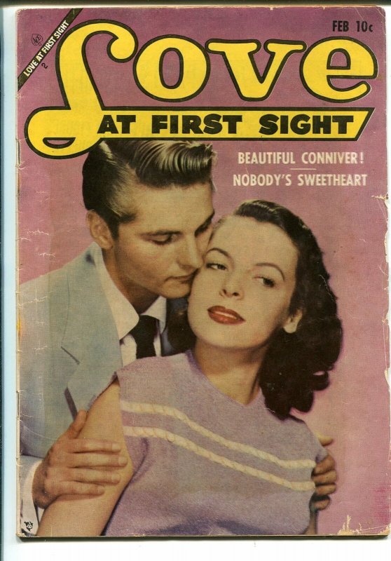 Love At First Sight #26 1954-Ace-Spicy Art-Dime-A-Dance Girl-VG