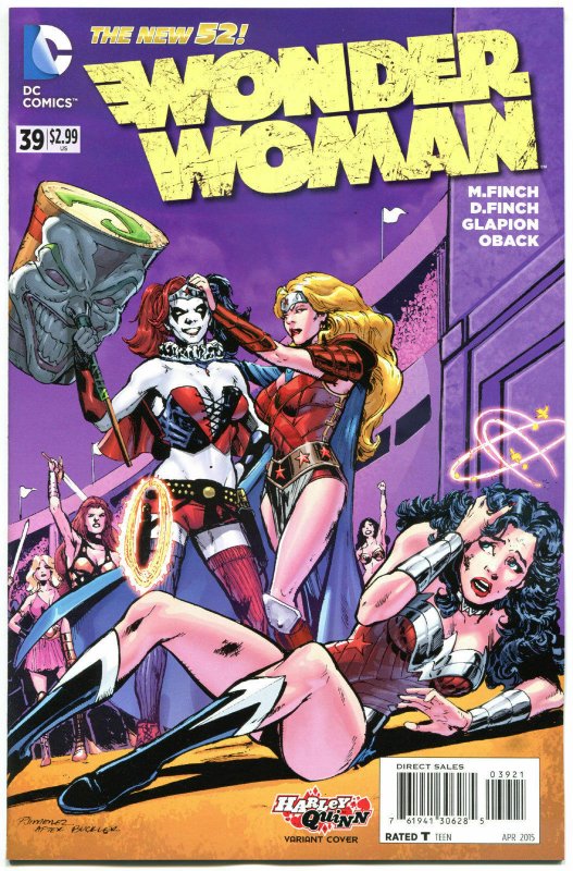 WONDER WOMAN #39, NM, Harley Quinn, 2011, New 52, Variant, more HQ in store