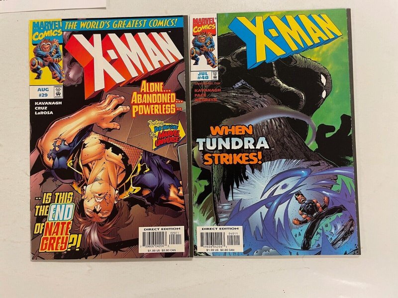 4 X-Man Marvel Comic Books # 26 27 29 40  X-Men Comics    1 NO10