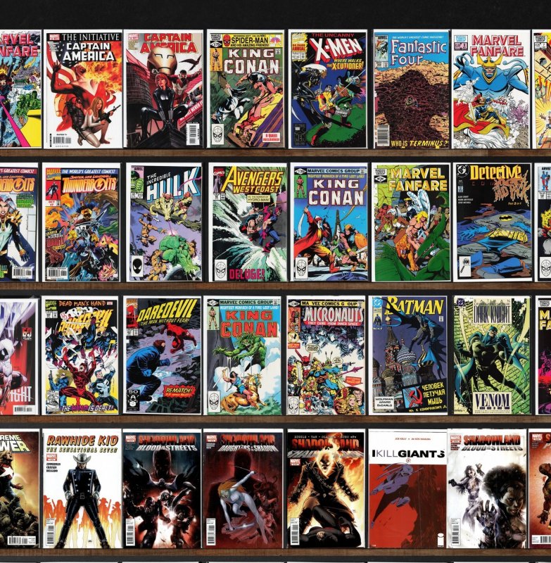 Huge Lot 150+ Comics with Captain America, Fantastic Four & More!