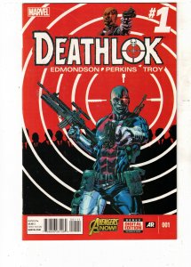 Deathlok #1 (2014) PRICE DROP! $6.00 1st issue key! NM Super-High-Grade Wow!