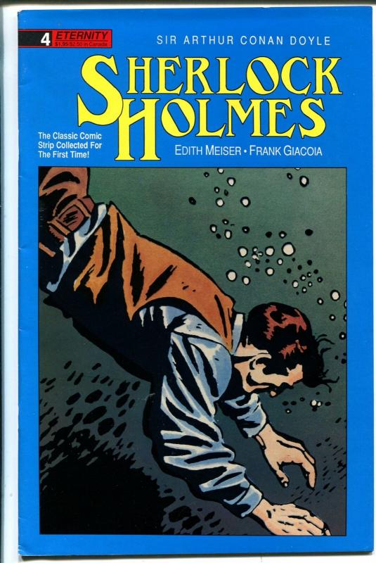 Sherlock Holmes #4 1988-Eternity-Conan Doyle-newspaper strip reprint-FN/VF