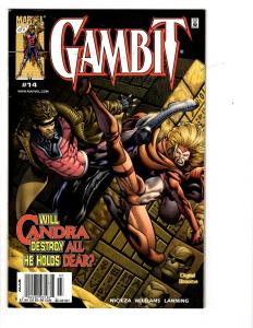 4 Gambit Marvel Comic Books # 3 4 12 14 X-Men Janson Sienkiewicz Nicieza WM2