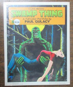 ② Swamp Thing Portfolio 1983 Eclipse Sealed Full Color Paul Gulacy DC Rare