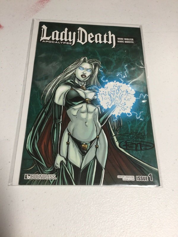 Lady Death Apocalypse 1 Crackling Century Edition Nm Near Mint Boundless Comics