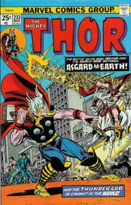 Thor #233 GD ; Marvel | low grade comic March 1975 John Buscema