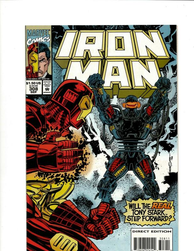 10 Marvel Comics Iron Man # 308 309 311 318 328 331 Weapon X # 1 2 3 4 J324