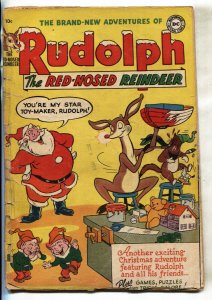 Rudolph The Red Nosed Reindeer--1953--DC--Santa Claus--Christmas--comic book