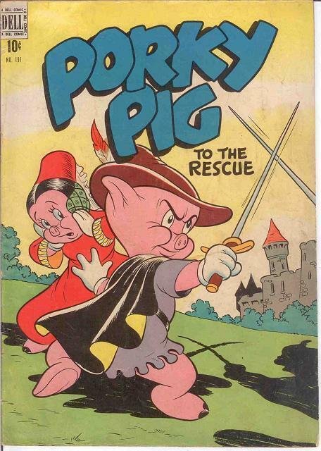 PORKY PIG (1942-1962 DELL) F.C. 191 (1949) VG- 1948 COMICS BOOK
