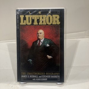 LEX LUTHOR - THE UNAUTHORIZED BIOGRAPHY - DC Comics 1989