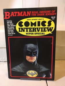 Comics Interview Super Special: Batman Magazine 1989 VF Squarebound