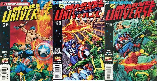 MARVEL UNIVERSE (1998) 1-3  complete INVADERS story!