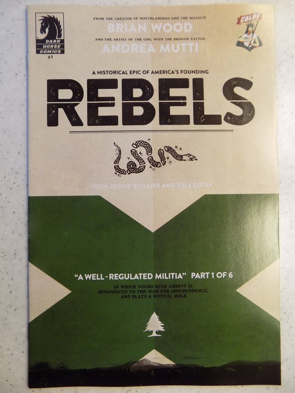 REBELS # 1 DARK HORSE CBLDF VARIANT RARE