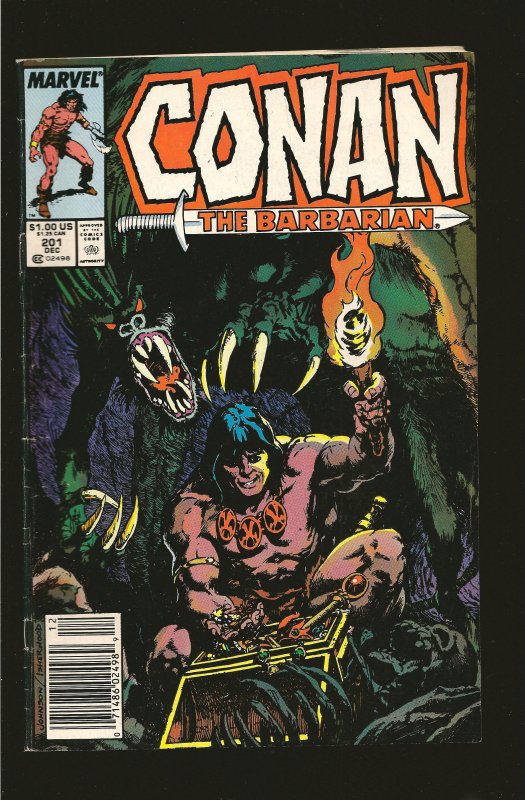 Marvel Comics Conan the Barbarian #201 December (1987)