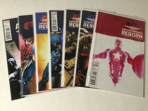 Captain America Reborn 1-6 Issue 5 Variant Finch + Shield Lot Near Mint Marvel