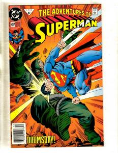 9 Comics Superman Man Of Steel 18 19 22 23 74 75 Adventures 497 Action 684 + FM8