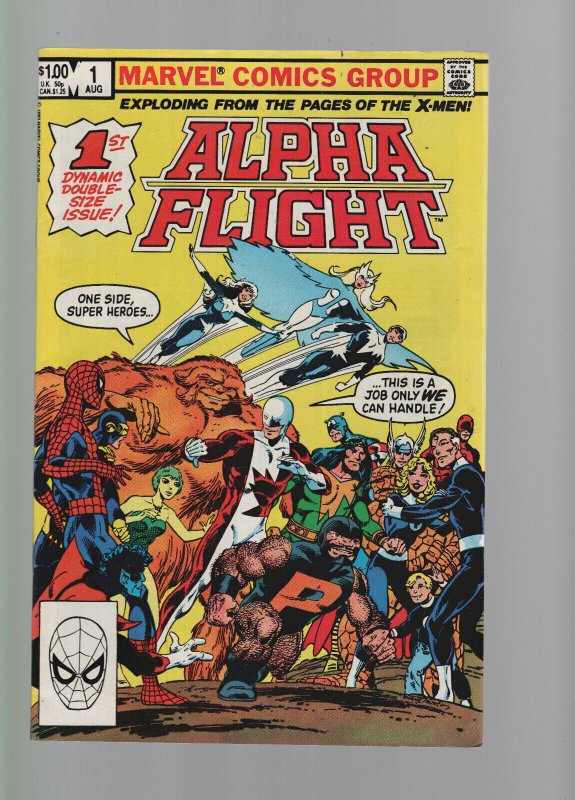 Alpha Flight  #1 vf/nm 