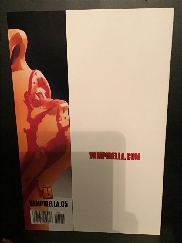 Vampirella #5 (2002) Harris issue! High-grade black cover key! NM- Wow!