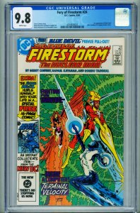 FIRESTORM #24 CGC 9.8--comic book--1st Blue Devil--DC--4254920024