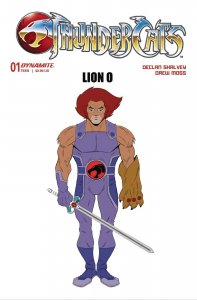 (2024) DYNAMITE THUNDERCATS #1 1:10 LION-O DESIGN VARIANT COVER
