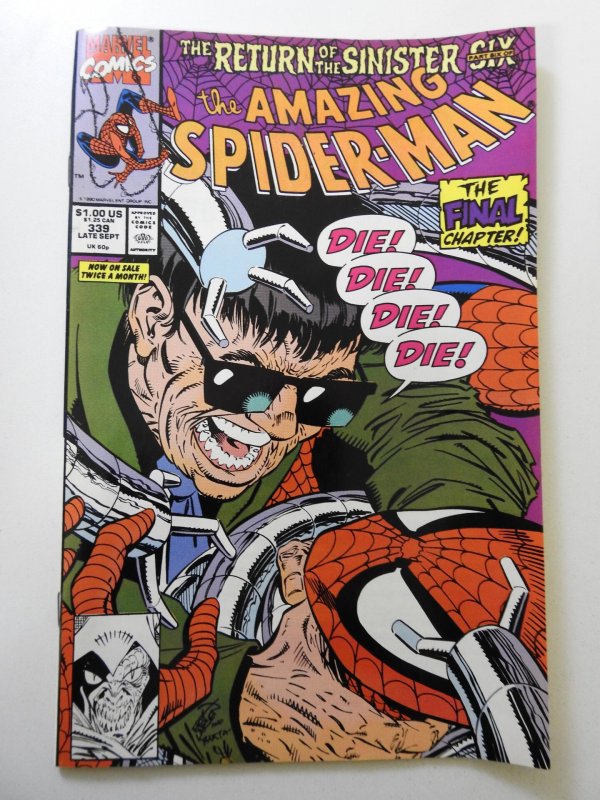 The Amazing Spider-Man #339 Direct Edition (1990) VG/FN Condition!