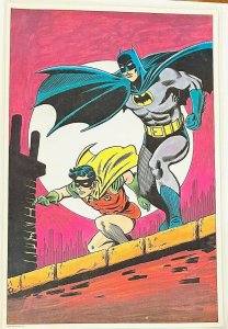 Superman & Batman / Robin Comic Placemats  Vintage 1978  DC Comics & Pepsi Promo