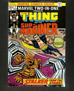 Marvel Two-In-One #2 Thing Sub-Mariner!