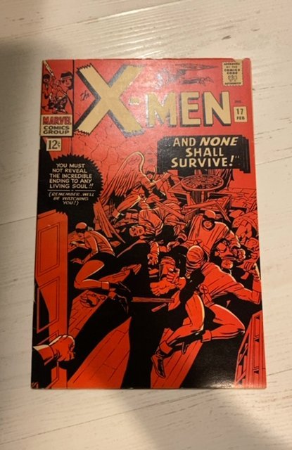 The X-Men #17 (1966)and none shall survive small chip top cover very nice book