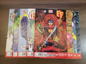 FF (Marvel 2012) #1,2,3,4,5,6,7,8 | Matt Fraction Mike + Lee Allred Karl Kesel 