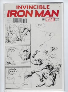 INVINCIBLE IRON MAN #1 (2015) Rare 1 per retailer variant by Yasmine Putri! NM