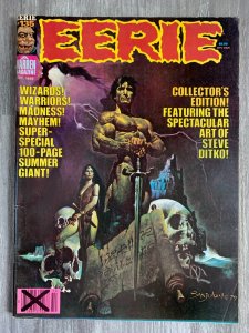 1982 EERIE Warren Horror Magazine #135 VG+ 4.5 Sanjulian Cover / All Steve Ditko