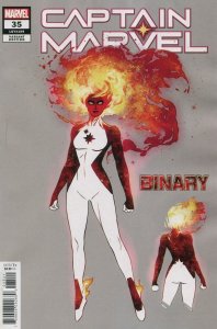 Captain Marvel (11th Series) #35C VF/NM ; Marvel | 169 Binary design variant