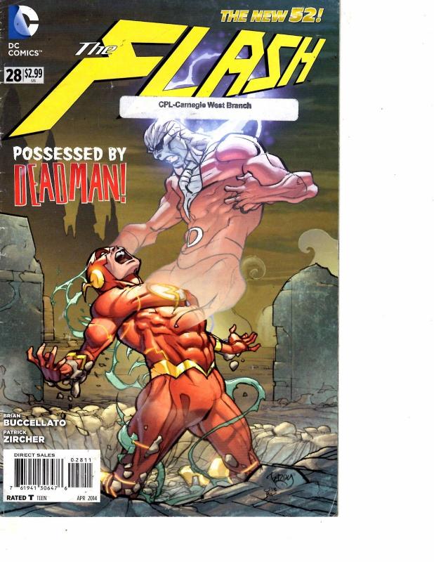 Lot Of 2 DC Comics The Flash #26 and #28 Batman Superman JB4