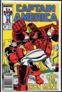 Captain America #341 Newsstand Edition (1988) Captain America [Key Issue]
