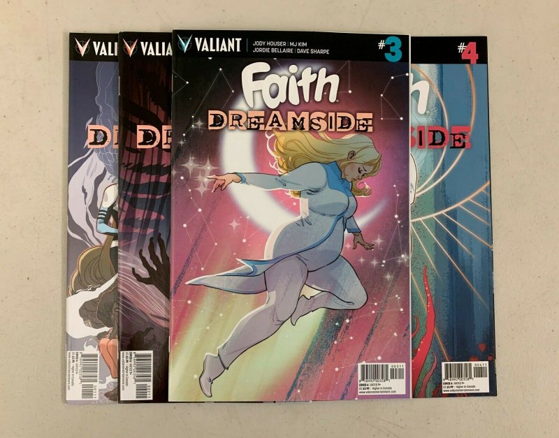 Faith Dreamside #1-4 Set (Valiant 2018) All Cover A Jody Houser MJ Kim (8.5-9.2)