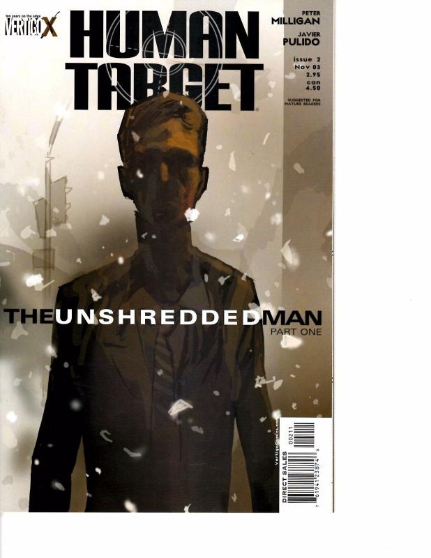 Lot Of 5 Human Target Vertigo Comic Book #1 2 3 4 5  AB3