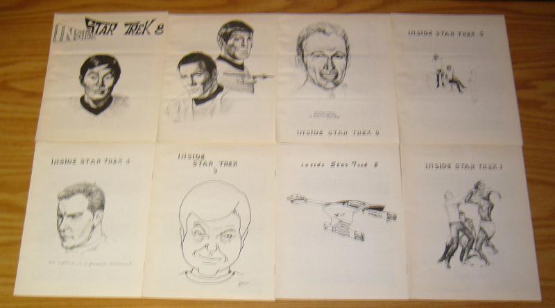 Inside Star Trek #1-12 FN/VF/NM complete set - 1968 fanzine - ruth berman 