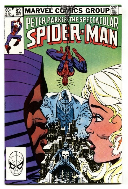 SPECTACULAR SPIDER-MAN #82 Cloak and Dagger-MARVEL NM- 1983