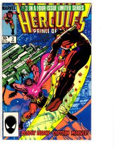 4 Hercules Prince of Power Marvel Comic Books #1 2 3 4 Captain Marvel Skrull WT7