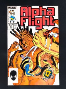 Alpha Flight #49 Direct Edition (1985) Madison Jeffries Becomes Box