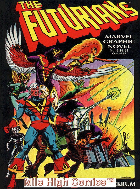 FUTURIANS GN (MARVEL GRAPHIC NOVEL VOL. 9) (1983 Series) #1 2ND PRT Very Good