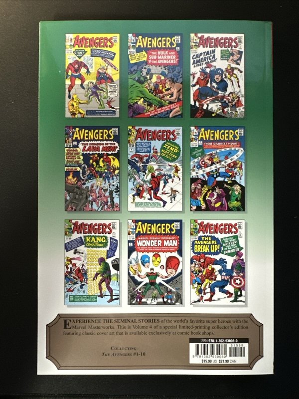 Mighty Marvel Masterworks: The Avengers #1 (Marvel, 2021) TPB GN