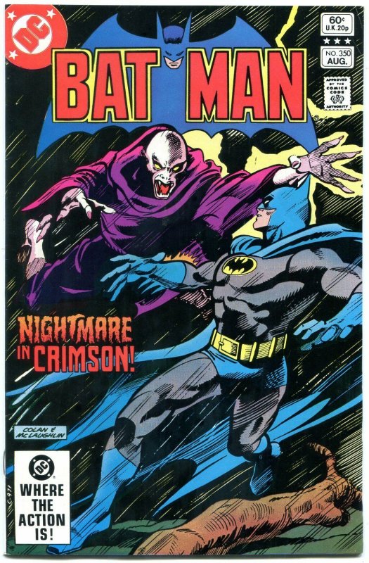 Batman #350 1982-Bronze Age-DC comics-  F/VF