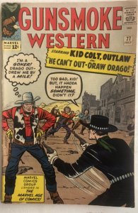 Gunsmoke Western #77 (1963)VG, nice coverlstan Lee stories! C all my quick draw!